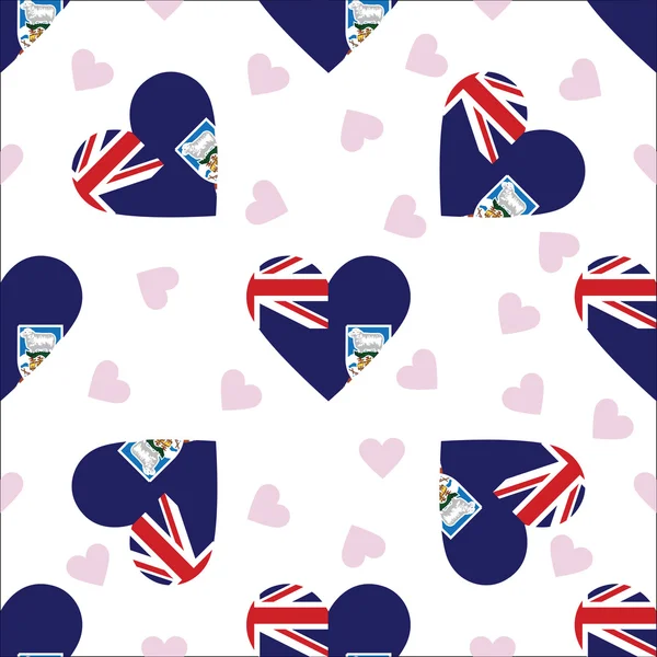 Falkland Islands %28Malvinas%29 independence day seamless pattern. — Stock Vector