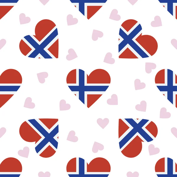 Svalbard And Jan Mayen independence day seamless pattern. — Stock Vector