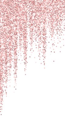 Pembe altın parıltılı lüks konfeti. Scatt.