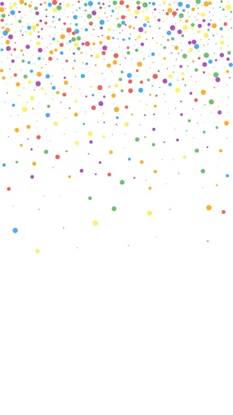 Confeti fresco festivo. Estrellas de celebración. Colorfu — Vector de stock