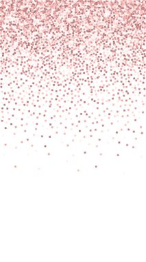 Pembe altın parıltılı lüks konfeti. Scatt.