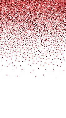 Kırmızı altın parıltılı lüks konfeti. Scatte