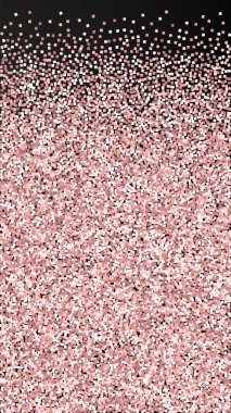 Pembe altın parıltılı lüks konfeti. Scatt.