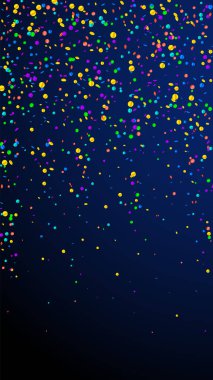 Şen şakrak konfeti. Kutlama yıldızları. Parlak