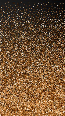 Kırmızı yuvarlak altın parıltılı lüks konfeti. 