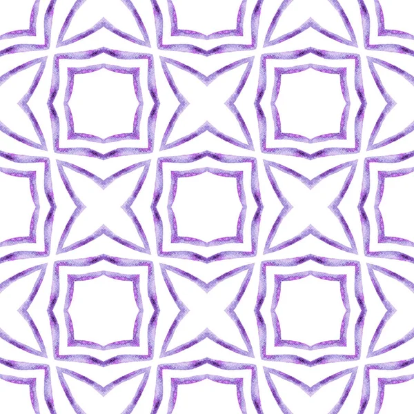 Oriental arabesque hand drawn border. Purple — Stock Photo, Image
