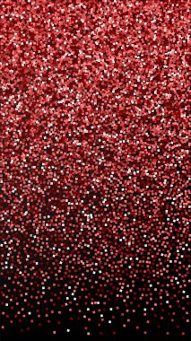 Kırmızı altın parıltılı lüks konfeti. Scatte