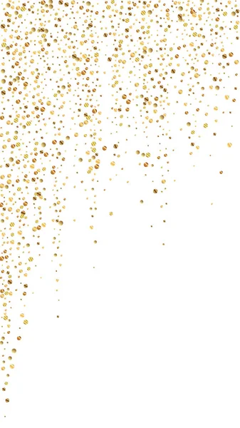 Şenlikli manyetik konfeti. Kutlama yıldızları. Altın