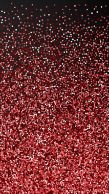 Kırmızı altın parıltılı lüks konfeti. Scatte