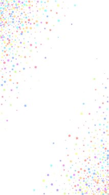 Şenlikli büyük konfeti. Kutlama yıldızları. Renkli