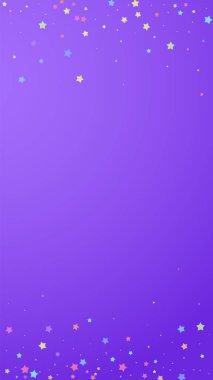 Kutlama trend konfetisi. Kutlama yıldızları. Colo.