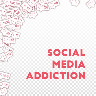 Sosyal medya simgeleri. Sosyal medya bağımlılığı kavramı