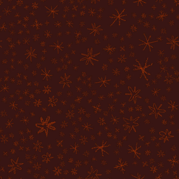 Ручной рисунок красный снежинки Рождество плавно Patte