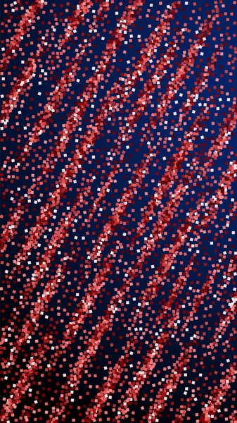 Confettis étincelants luxe or rouge paillettes. Scatte — Image vectorielle