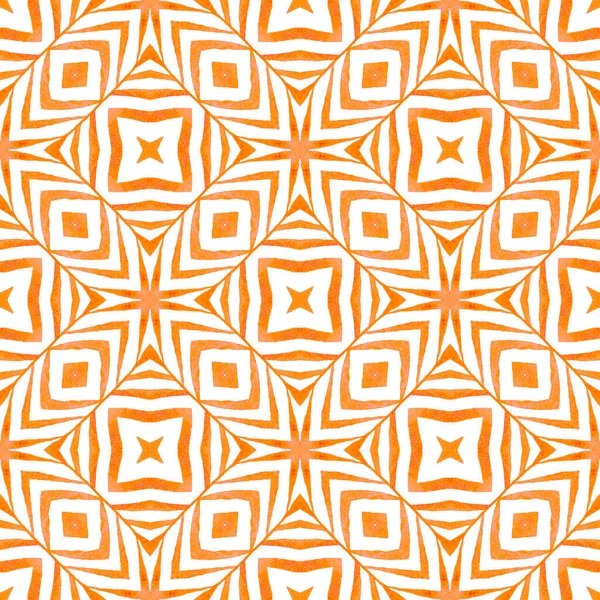 Tropical seamless pattern.  Orange superb boho — Stock Photo, Image