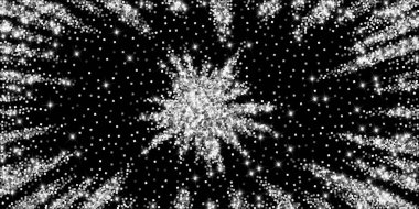 Köpüklü gümüş konfeti. Scatte