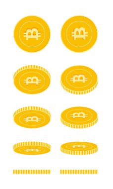 Bitcoin, internet para setleri, animasyon yeniden