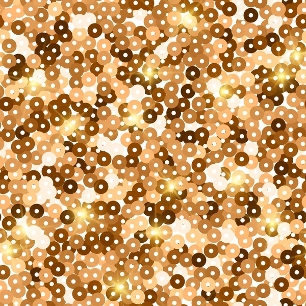 Texture sans couture scintillante. Admirable parti de l'or rouge — Image vectorielle