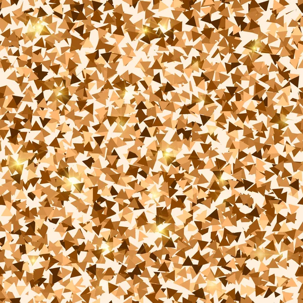 Glitter seamless texture. Adorable red gold partic — Stock Vector