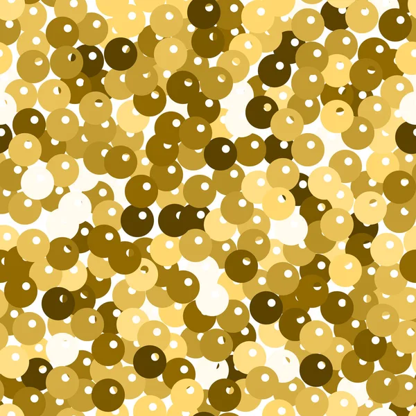 Textura sin costura brillo. Admirables partículas de oro — Vector de stock