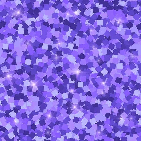 Textura sin costura brillo. Partícula púrpura adorable — Vector de stock