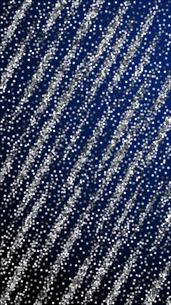 Zilveren glitter luxe sprankelende confetti. Scattere — Stockvector
