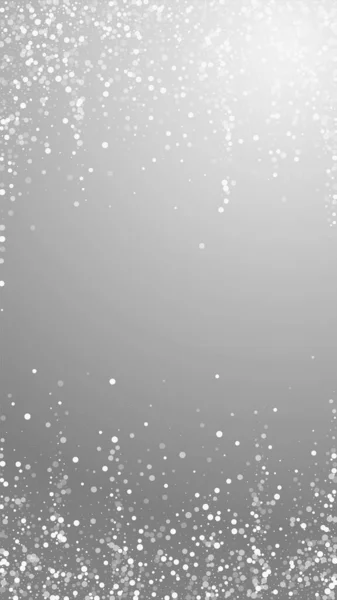 Lunares blancos al azar Fondo de Navidad. Mosca sutil — Archivo Imágenes Vectoriales