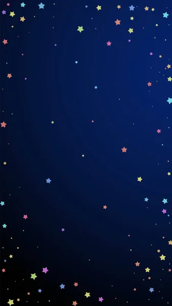 Festlig nyfiken konfetti. Feststjärnor. Färg — Stock vektor