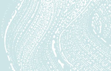 Grunge dokusu. Üzücü mavi iz. Şirin ba