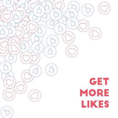 Sosyal medya simgeleri. Sosyal medya pazarlama kavramı