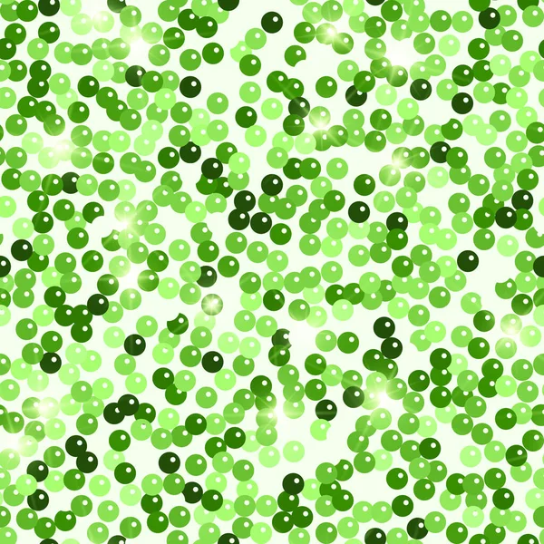 Glitter textura sem costura. Partícula verde admirável —  Vetores de Stock