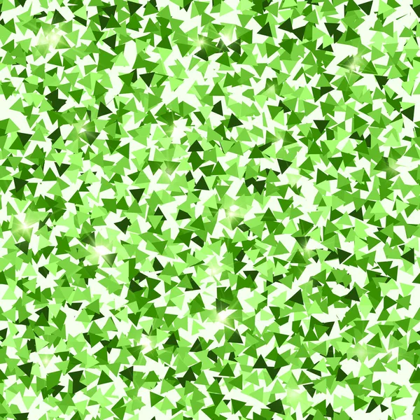 Glitter textura sem costura. Adoráveis partículas verdes — Vetor de Stock