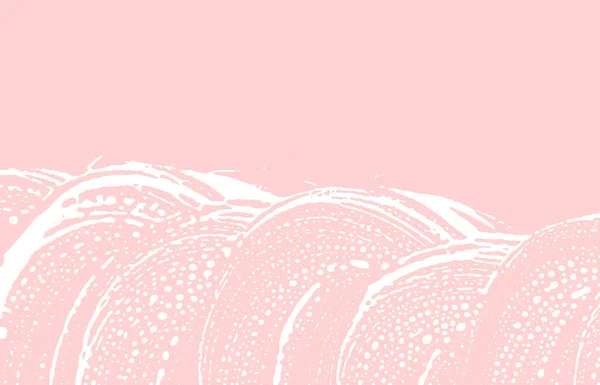 Textura grunge. Rastros rosados de angustia. Fresco b — Vector de stock