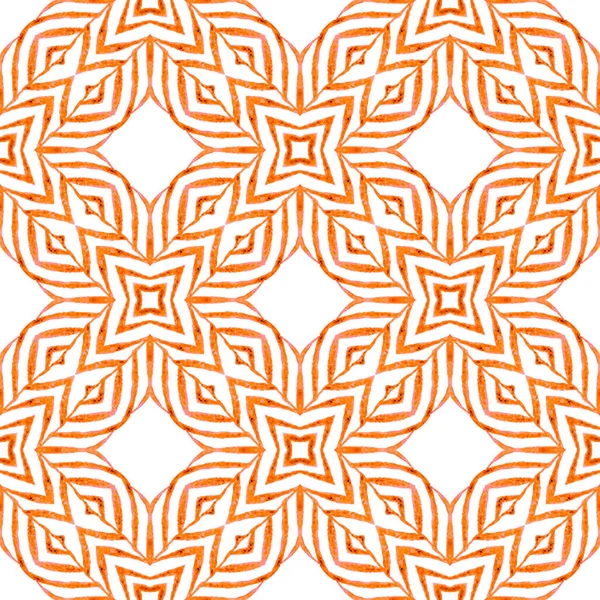Tropical seamless pattern.  Orange Actual boho — Stock Photo, Image