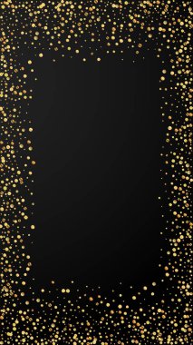 Şenlikli narin konfeti. Kutlama yıldızları. Altın