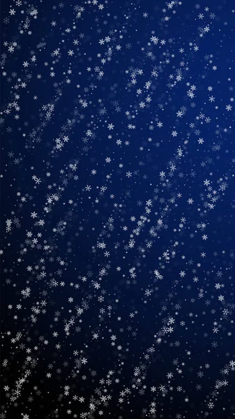 Schöne Schneefall Weihnachten Hintergrund. Feinsinniges Fl — Stockvektor