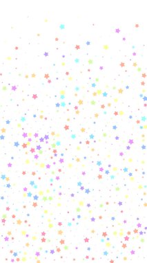 Muhteşem şenlik konfetileri. Kutlama yıldızları. Renk