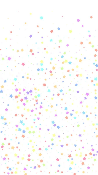 Feestelijke sublieme confetti. Feeststerren. Kleur — Stockvector