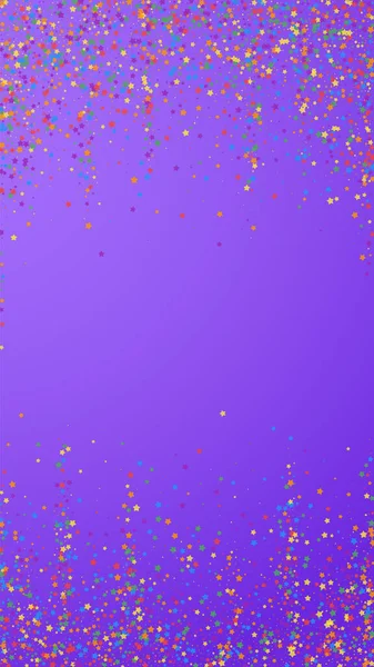 Un confeti festivo asombroso. Estrellas de celebración. C — Vector de stock