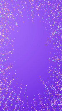 Şenlikli unutulmaz konfeti. Kutlama yıldızları. Col!