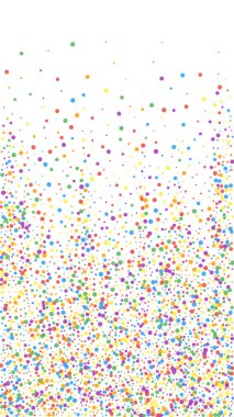 Canlı canlı konfeti. Kutlama yıldızları. Gökkuşağı