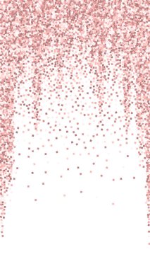 Pembe altın parıltılı lüks konfeti. Scatt.