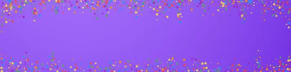 Confeti festivo impresionante. Estrellas de celebración. Lluvia — Archivo Imágenes Vectoriales