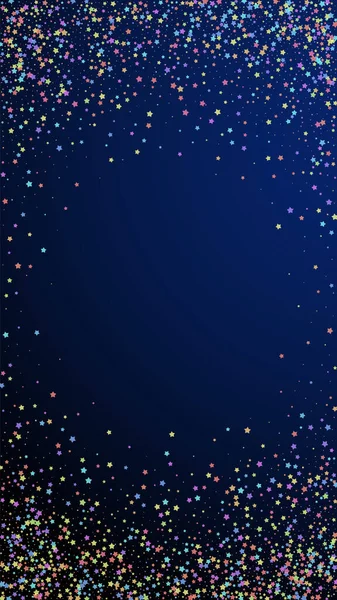 Confettis dramatiques festifs. Des stars de la fête. Colo ! — Image vectorielle
