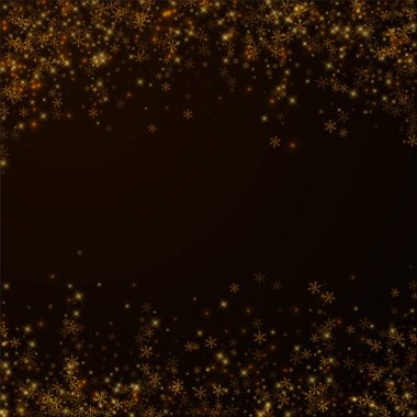 Güzel, yıldızlı, karlı Noel örtüsü. Noel