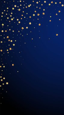 Altın yıldızlı, pırıl pırıl lüks konfeti. Scatt.