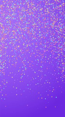 Şenlikli, havalı konfeti. Kutlama yıldızları. Renkli