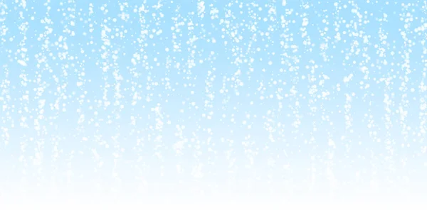 Increíble caída de nieve fondo de Navidad. Sutil — Vector de stock