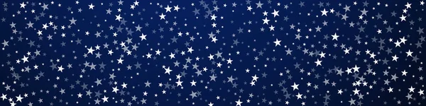 Étoiles tombantes aléatoires fond de Noël. Subtile — Image vectorielle