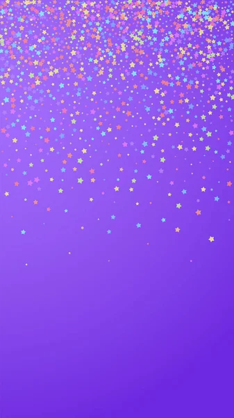 Grand confetti festif. Des stars de la fête. Colorfu — Image vectorielle